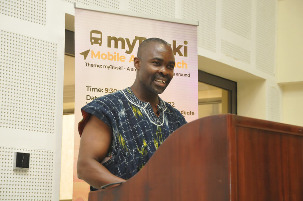 Dr. Gift Dumedah, Researcher and developer of myTroski App 